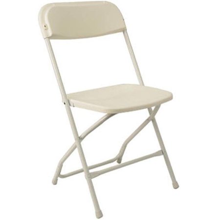 PRE SALES Pre Sales 2180 Plastic Folding Chair - White; Pack Of 10 122799